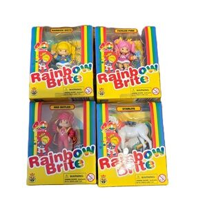 Rainbow Brite 40th Anniversary CheeBee 2.5" Collectibles Lot Figures NEW Toy